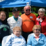 One of the last Mulqueen family reunions. Back row left to right are Aunt Ruth (Mulqueen) McShane, Uncle Patrick Mulqueen, Uncle Joe Mulqueen and Aunt Joanie (Mulqueen) Haske. Front row includes Sister Madonna Marie Mulqueen and Mom, Mary K. Hanneman.