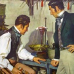 Taking their cue from Sertürner's alkaloidal experiments, two French pharmacists, Messrs. Pierre-Joseph Pelletier and Joseph-Bienaimé Caventou, isolated emetine from ipecacuanha in 1817; strychnine and brucine from nux vomica in 1818; then, in their laboratory in the back of a Parisian apothecary shop, they tackled the problem that had baffled scientists for decades - wresting the secrets of the Peruvian barks that were so useful against malaria. In 1820 Caventou and Pelletier announced the methods for separation of quinine and cinchonine from the cinchona barks; prepared pure salts, had them tested clinically, and set up manufacturing facilities. Many other discoveries came from their pharmacy-laboratory; high honors were accorded them.