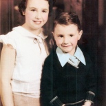 Lynne and Richard Hanneman, children of Wilbert G. and Irma Hanneman.